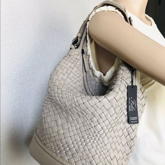 FALOR Leather Hobo Bag RARE - Picture 4 of 14